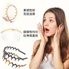 Diadema Europea y Americana Transfronteriza Simple Básica Estilo Elegante Retro Color Sólido para Lavado de Cara de Mujer