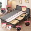 Sofá Cama Plegable Doble Propósito Apartamento Pequeño Multifuncional Balcón Nuevo Estilo 2025 Sencillo Celebridad de Internet Doble Retráctil Cama Individual