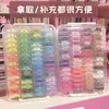 Caixa Organizadora Multifuncional para Miçangas, Dividida em Compartimentos para Miçangas e Acessórios, Caixa Organizadora Transparente para Nail Art, Caixa de Armazenamento à Prova de Poeira para Joias