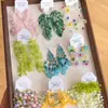 Pendientes de Borlas con Cuentas de Flores Coloridas Estilo Vacaciones de Verano, Dulce Estilo Bosque Nuevo Modelo 2026, Pendientes de Personalidad Frescos y Únicos