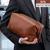 Bolsa de aseo de viaje para hombre, simple y elegante, nueva bolsa de almacenamiento portátil partitionada de gran capacidad, bolsa de almacenamiento para cosméticos