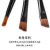 Pincel duplo para sobrancelha + pincel para cílios pincel para olhos multiuso fácil de carregar maquiagem uniforme pincel de maquiagem natural 6