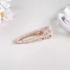 Pinza Versátil de Acetato para Flequillo de Niñas con Acabado de Alta Gama, Pinza de Pato, Pinza Lateral Cuadrada Hueca, Pasador Bb Clip