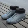 Botas de Chuva para Homens e Mulheres, Sapatos Impermeáveis Casuais Versáteis de Cano Curto, Aveludados, Quentes, Antiderrapantes, Resistentes ao Desgaste, Botas de Chuva Leves para Uso Externo