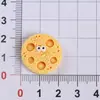 Serie de Galletas de Ojos Grandes con Temática de Comida Accesorios de Resina DIY para Fundas de Teléfono, Zuecos, Imanes de Refrigerador y Materiales para Accesorios de Cabello