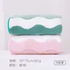 Toalha Colorida Ondulada Novo Estilo, Espessa, Absorvente, Fleece de Coral que Não Solta Fiapos, Toalha de Rosto Doméstica Macia para Secar Cabelo
