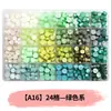 Perlas de cera octogonales, 100 estilos en compartimentos separados, perlas de cera para sellos de cera, empaque de caja de color mixto, venta al por mayor