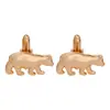 Exagerados Especiales con Forma Personalidad Abstracta Creativo Animal Elefante León Tigre Leopardo Gama Alta Negocios Gemelos para Camisa Botones de Puño