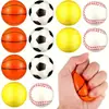 Fabricante Popular Transfronterizo Venta al por Mayor 6.3cm Pelota de Esponja Pelota de PU Creativa e Interesante Fútbol Baloncesto Tenis Béisbol