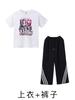 Ropa de Moda Infantil Hip-hop Disfraz de Actuación de Baile Jazz Niñas Disfraz de Actuación de Show Hip-hop Holgado Traje de Tambor Verano