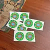 Gran Venta Tíbet Nepalero Pintado a Mano Puro Thangka Tara Verde 2.0 Núcleo de Tarjeta