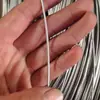 Arame de Ferro Galvanizado à Prova de Ferrugem Arame de Ferro Doméstico Arame de Amarração para Artesanato DIY para Pendurar Cortinas Varal 8/14 Arame de Ferro Fino e Macio