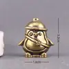 Figura de pingüino linda de latón puro Decoración del hogar Mascota de té Adorno de mesa Sala de estar Dormitorio Mini figura Artesanías populares de venta transfronteriza