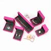 Caja de Embalaje de Joyería Personalizada Hebilla de Perla Cuero PU Caja de Regalo para Joyería Caja para Anillo Pulsera Caja para Colgante