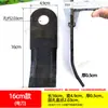 Máquina de Retorno de Paja Cuchilla Desmalezadora Picadora de Pasto Diente de Sierra Pie de Mayal Pie de Mayal Accesorios para Cuchilla de Cortacésped Tipo Carrito