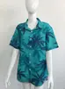 Camisas de Verano Transfronterizas para Hombre Casual de Manga Corta con Cuello Camisero Hawaianas de Vacaciones Playa Camisas Estampadas en 3D Tops para Hombre y Mujer