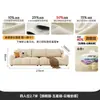 Urso de Inverno Puff Original de Marshmallow Sofá Estilo Creme Francês Sala de Estar Simples Moderno Sofá de Couro Camada Superior Couro Bovino