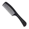 Peine grande de dientes anchos peine para cabeza de aceite peine para el cabello peine para partición de corte de cabello peine de maquillaje peine para dar forma peine negro de dientes separados