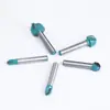 Juego de 6 Cuchillos de Fondo Redondo, Cuchillo de Tallado Semirredondo de Madera Rojo y Azul, Cuchillo para Bordear de Fondo Redondo, Cuchillo de Cabeza Redonda, Cuchillo de Bola, Juego de Herramientas Fresadoras