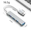 Expansor Tipo-C Hub USB Cuatro en Uno Dock de Expansión Divisor Uno a Cuatro Estación de Acoplamiento para Teléfono Móvil