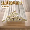 Tira Decorativa de Lujo Ligero de Línea de PU Personalizada Moldura de Borde para Pared de Fondo de TV Techo Estilo Americano Imitación Yeso Línea Flor de Esquina