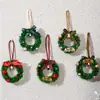 Decoração de Natal Ornamento de Carro Sino Ornamento de Árvore de Natal Atmosfera Pingente de Vitrine Mini Guirlanda de Natal
