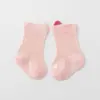 Calcetines de Bebé para Primavera y Verano Estilo Delgado para Recién Nacidos Calcetines de Bebé con Puño Suelto Calcetines de Malla Transpirables para Niños Color Sólido Calcetines de Media Pantorrilla Clase A