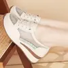 Zapatos Deportivos Planos Transpirables de Malla Fina para Mujer, Estilo Nuevo Primavera/Verano 2026, para Comercio Exterior