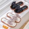 Pantuflas de princesa de verano para niñas, cómodas, grandes, pequeñas y medianas, antideslizantes, de fondo suave, para interiores y exteriores, lindas sandalias y pantuflas para niñas.
