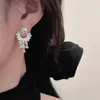 Pendientes de Borla de Perla con Forma de Gota de Agua Super Hada Estilo Coreano para Mujer, Moda de Nicho, Lujo Ligero, Pendientes Dulces y Versátiles