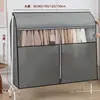 Capa de vestuário totalmente fechada, à prova de poeira para uso doméstico, capa de guarda-roupa, capa para cabide, capa para casaco, capa para jaqueta de plumas, capa para cabideiro de chão