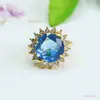 Anillo de Vidrio Colorido Retro Europeo y Americano Ai Yu Banda de Anillo Ajustable Transfronterizo Transmisión en Vivo Venta Caliente Venta al por Mayor S5021511