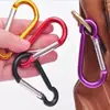 Calabaza de Forma de U, Forma de Calabaza, Forma de D, No, Pintada, Colorida. 5 Mosquetones Multifuncionales para Exteriores Gancho Rápido Forma de D Llavero para Mochila