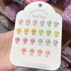 Decoración de Manicura de Resina Árbol Fluorescente Estéreo Joyería para Uñas DIY Pendientes Funda de Teléfono Móvil Accesorios para Uñas Portátiles