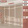 Barra de Soporte Gruesa de 38 mm de Techo a Piso, Instalación sin Taladro, Uso Doméstico, Barra para Colgar Ropa, Barra de Ensamblaje de Armario, Poste de Techo a Piso