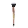 Traje de brochas de maquillaje multifuncional de doble cabeza directo de fábrica, brocha para polvos, brocha para colorete, brocha para contorno, juego de 3 brochas de maquillaje, brocha
