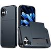 Tarjeta de comercio exterior Funda de teléfono anti-flexión para iPhone16 para iP 16plus deslizante doble tarjeta Cubierta protectora SGP