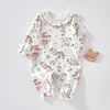 Mono de bebé primavera y otoño ropa de bebé recién nacido pijama de otoño de algodón puro mono de bebé de manga larga mameluco sin hueso