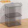 Caixa de Armazenamento Transparente Grande Capacidade Doméstica Guarda-Roupa Roupas Caixa de Plástico Baú de Brinquedos Organização de Armazenamento Cesto de Armazenamento