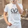 [Sensación fresca] 2025 algodón mercerizado verano camiseta de manga corta para hombre cuello redondo delgada manga media camiseta chaqueta para niños