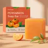 Sabonete Corporal OCEAURA Caqui Esfoliante Suave Diário, Suavizante, Hidratante e Limpador Corporal Sabonete de Caqui