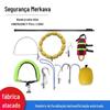 Pólo de resgate aquático multifuncional telescópico, fibra de carbono, salva-vidas, traje de salvamento aquático, dobrável e portátil