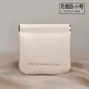 Bolsa de almacenamiento con resorte, bolsa de maquillaje para labiales de cierre automático, toalla sanitaria, cable de datos para auriculares, monedero, bolsa pequeña portátil