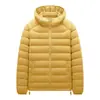 Luotuo mismo estilo invierno 90% plumón de pato chaqueta de plumón para mujer exterior anti-fugas de plumón impermeable cálido con capucha abrigo de plumón para hombre