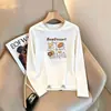 Bestseller de Almacén Lightning Marca de Moda Camiseta de Manga Larga para Mujer 2026 Otoño Invierno Holgada Gato Versátil Top de Pareja Transfronterizo Comercio Exterior