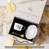 Juego de Regalo de Taza y Platillo de Café de Alta Gama, Adecuado para Regalos de Eventos, Práctico, Estéticamente Agradable, Regalo Souvenir, Regalo Empresarial con Logo