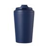 Taza de Café de 12 oz Acero Inoxidable 304 Doble Pared Aislada con Escala, Tapa Antiderrames y Base Antideslizante, Taza para Bebidas Calientes y Frías