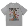 Camiseta Sabrina Carpenter Short N Sweet Live on Tour Moda