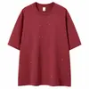 2026 Nuevo Hombre 240g Streetwear Americano Holgado Moda Estrella Lentejuelas Camiseta de Manga Corta para Hombre