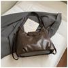 Bolsa Grande Retro Maillard para o Dia a Dia Mochila Nova Outono/Inverno 2025 Bolsa de Ombro Tote Multiuso